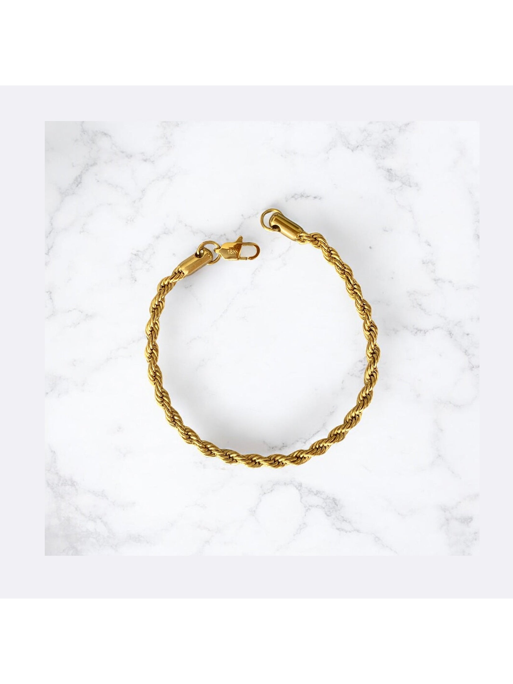 Pulsera tejido lazo 4 mm