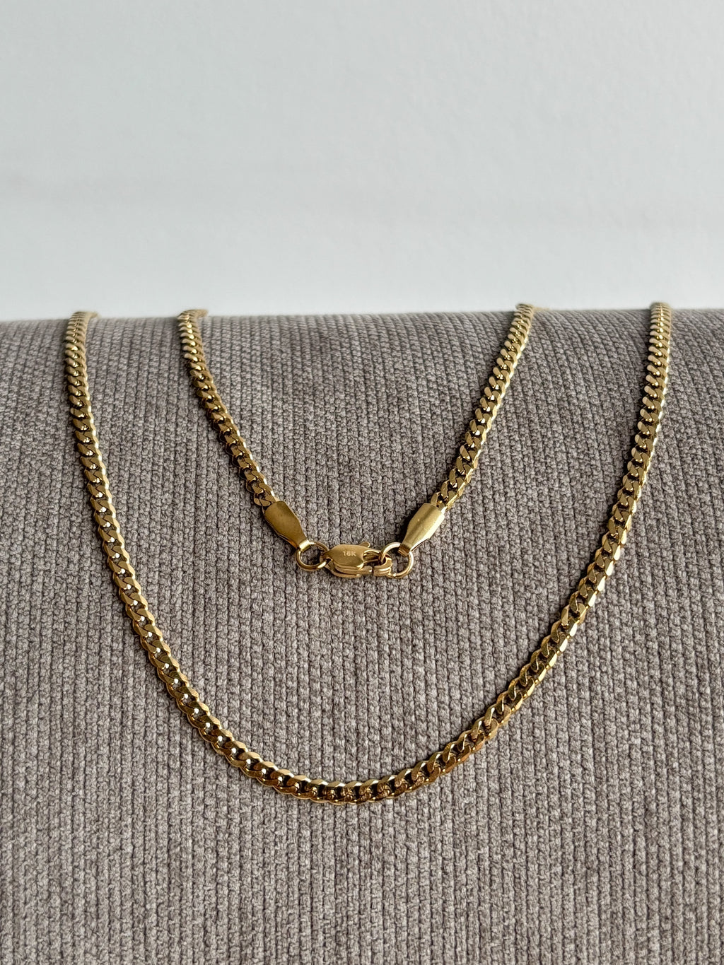 Cadena tejido Cubano para mujer