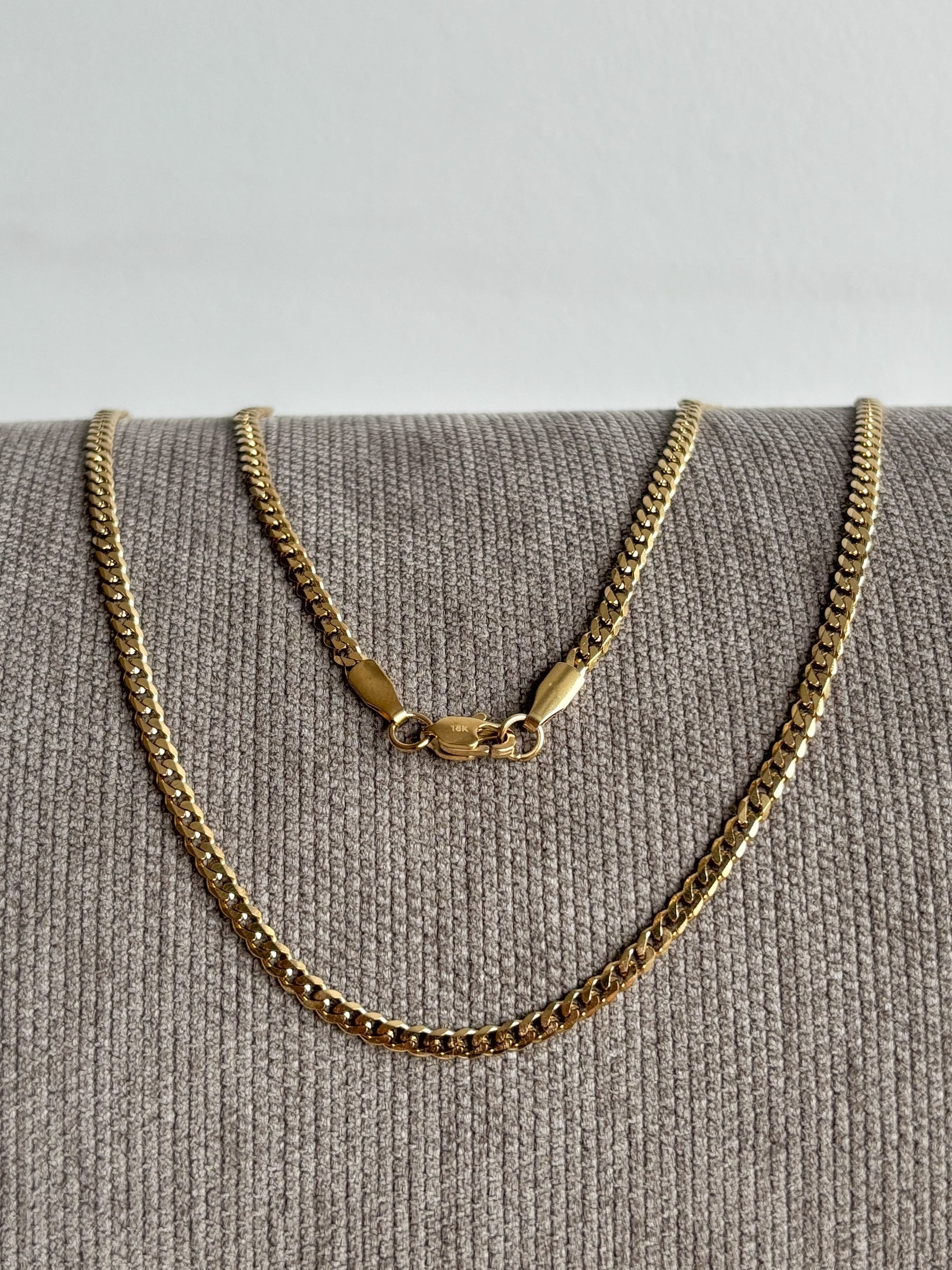 Cadena tejido Cubano para mujer