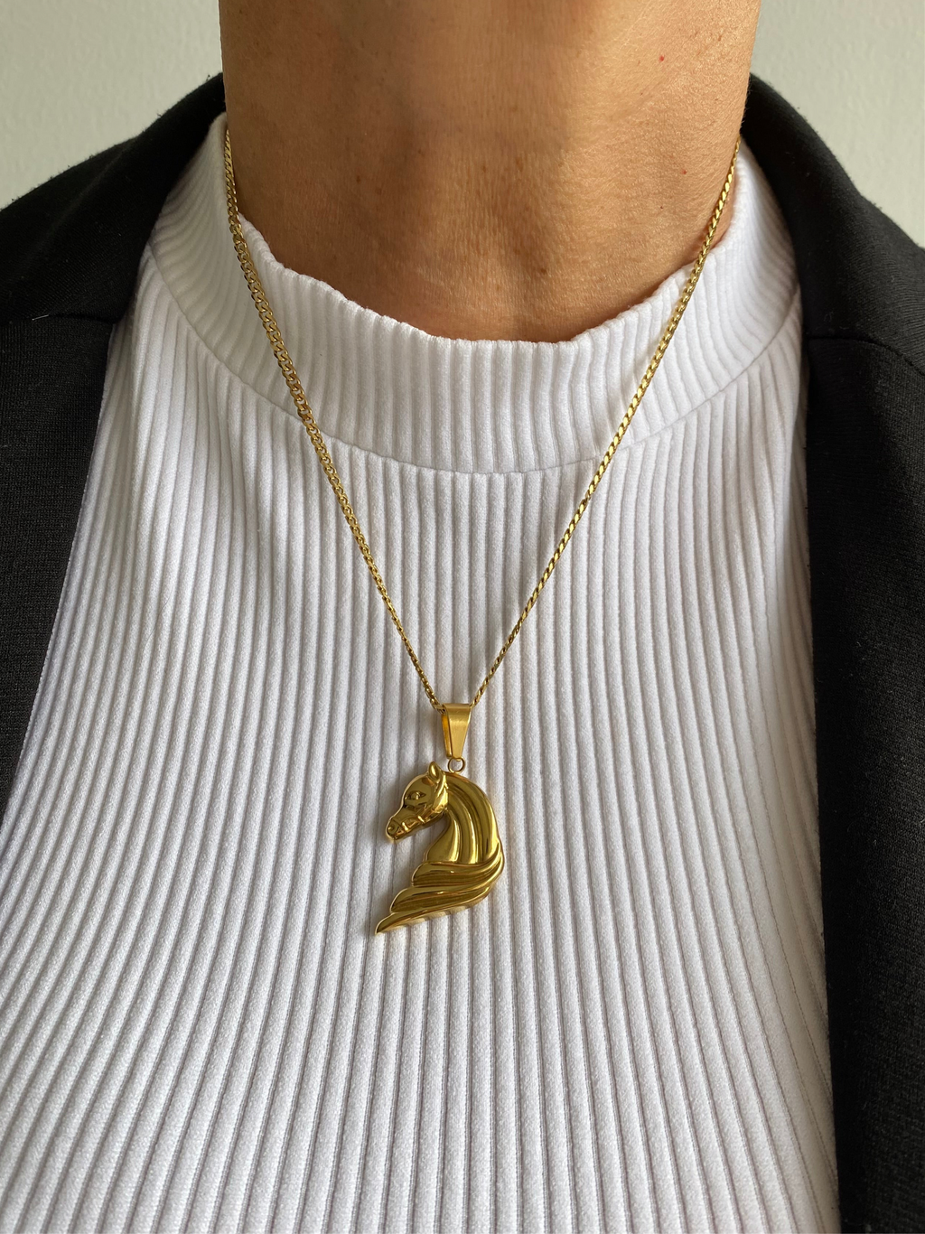 Cadena tejido Cubano para mujer
